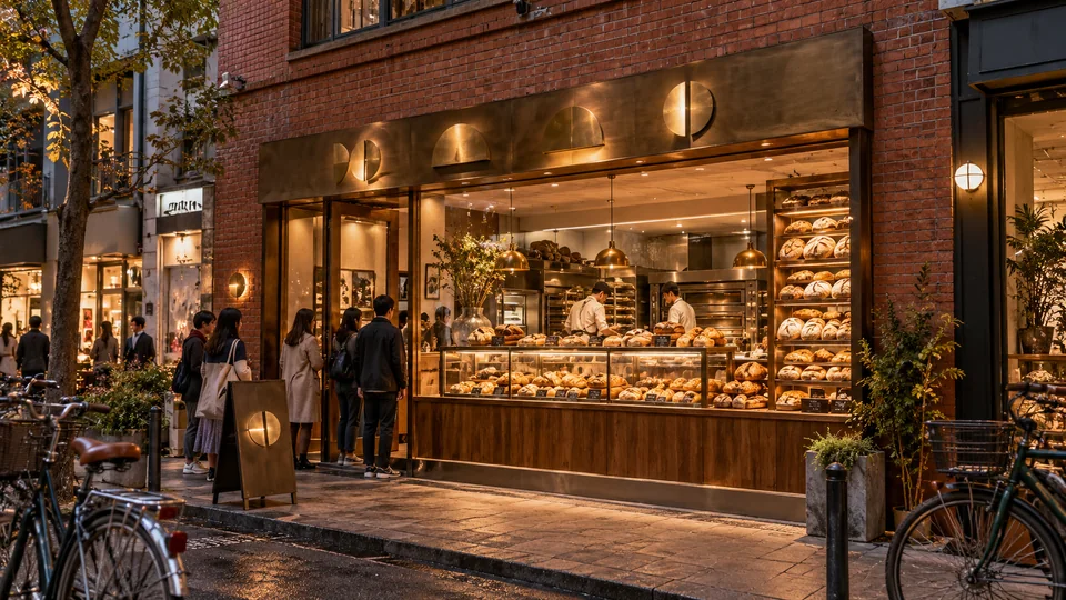 烘焙旗舰店创意效果示意